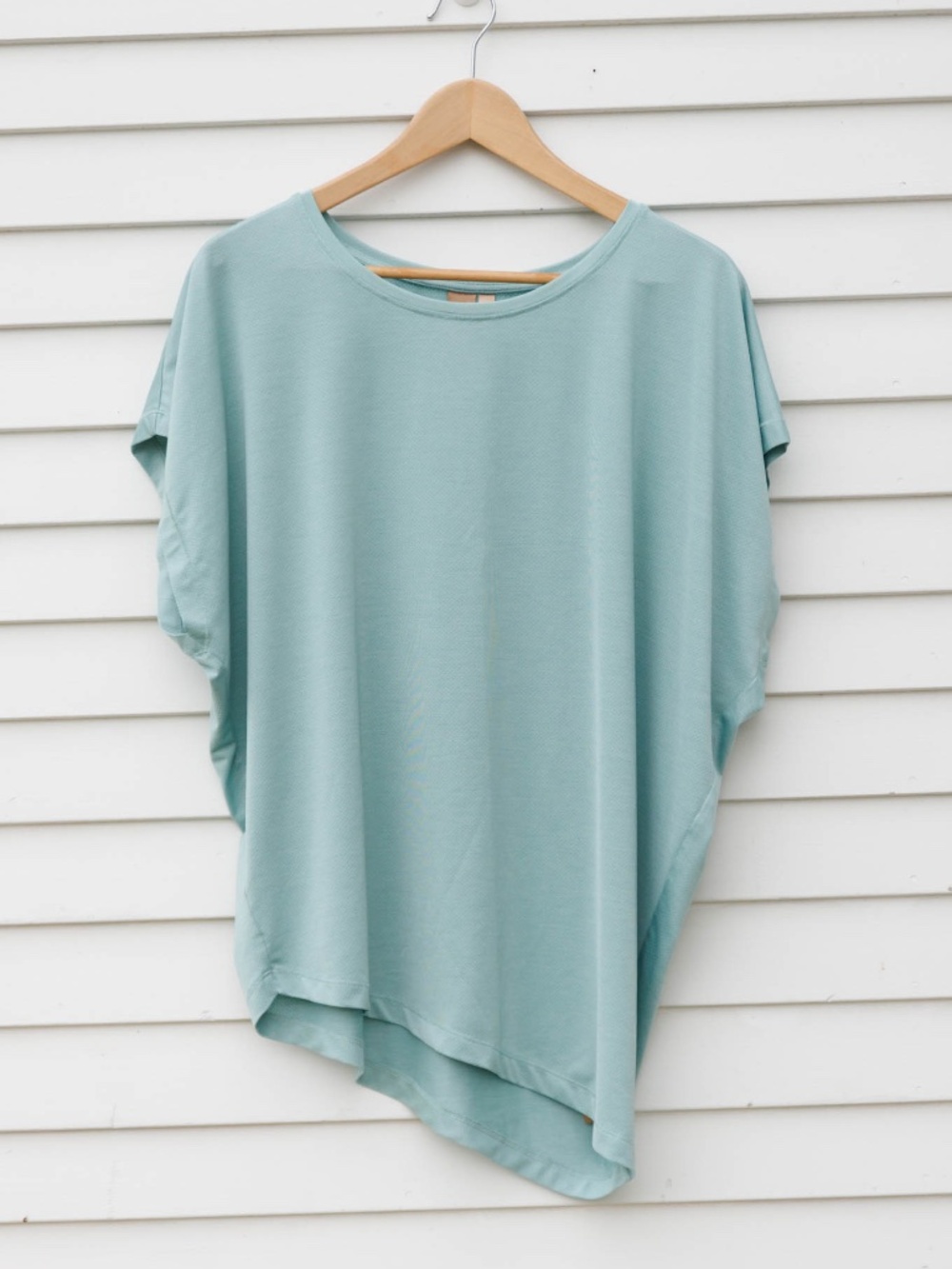 Indyeva Assymetrical Drapey Top Women's Size L